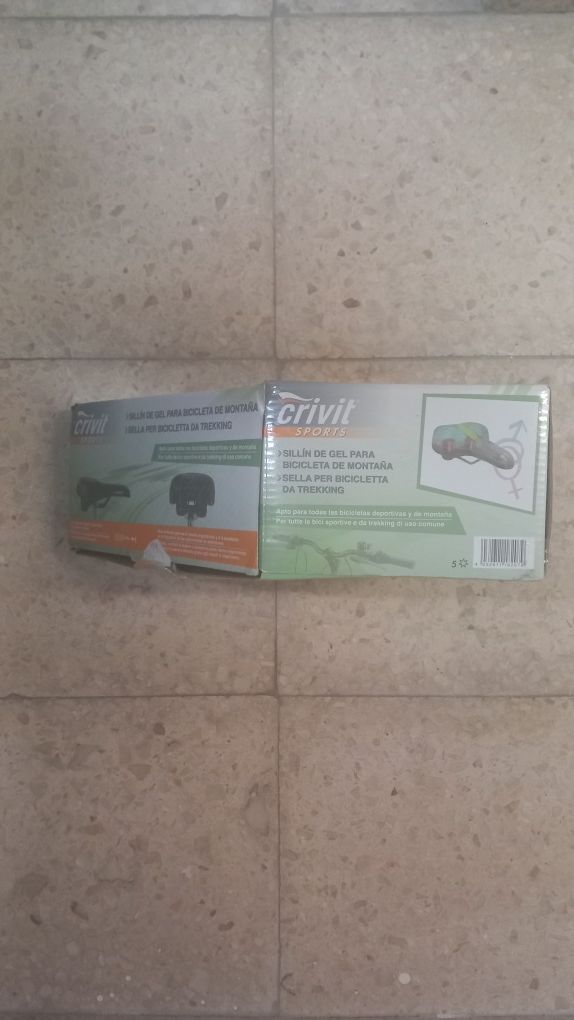 Selim de Gel Crivit Sports – Novo na Embalagem