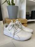 buty sportowe sneakersy nike air jordan eclipse prwmium białe skórzane