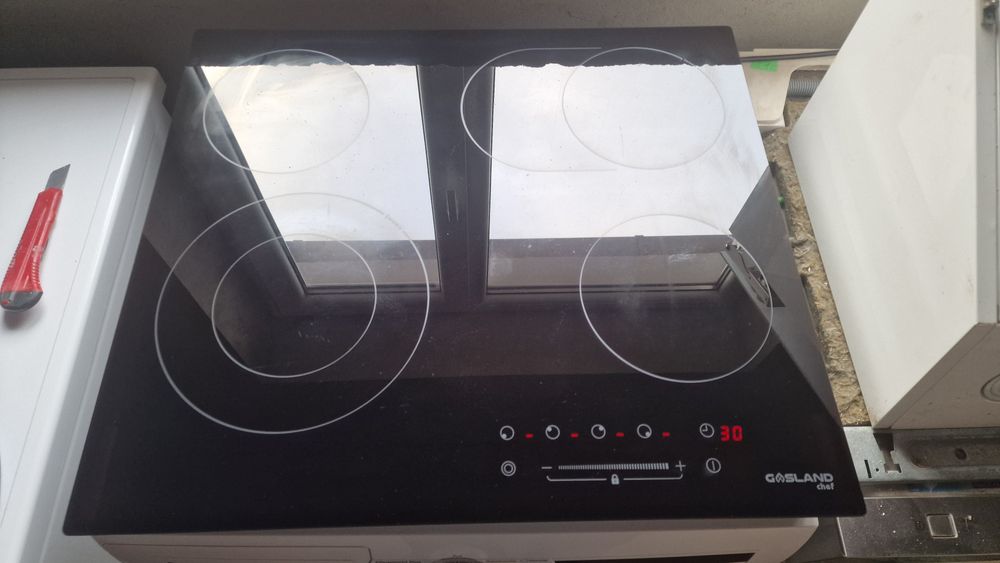 КОВЕЛЬ‼️ Варочна Поверхня Кераміка Бренду GASLAND 59×52см. Доставка