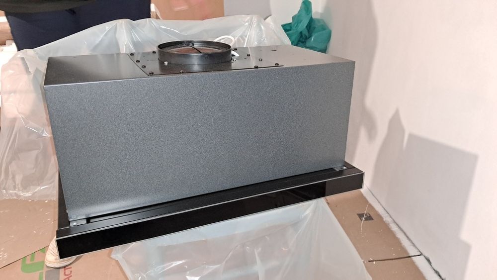 Okap pochłaniacz do zabudowy 60cm czarny