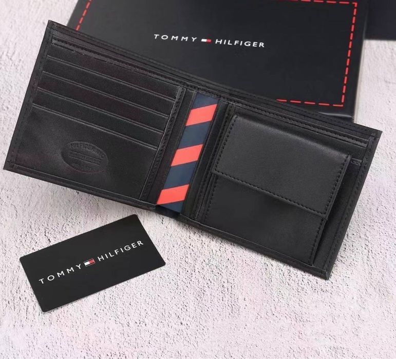 Мужской набор томми хилфигер  ремень томі хедфігер ремінь та гаманець