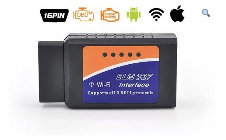 Автосканер ELM327 WiFi діагностичний адаптер IOS iphone Android OBD2