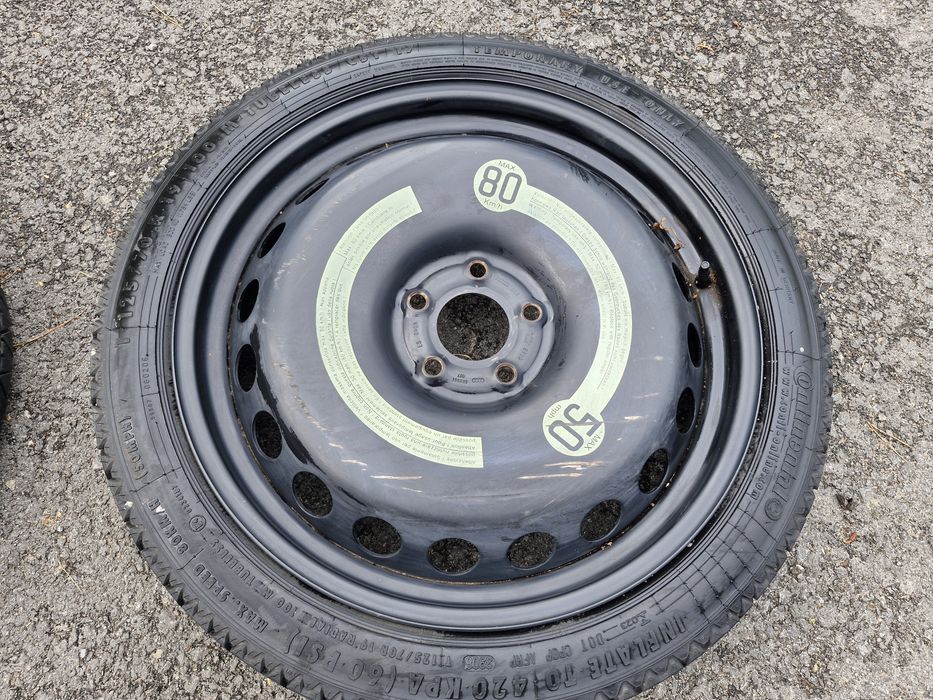 Dojazdówka koło dojazdowe 19" 125/70R19 Audi A4 B7 B8 A6 C6 C7 A5 A3 8
