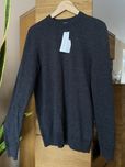 Nowy sweter męski ciemnoszary 100% bawełna