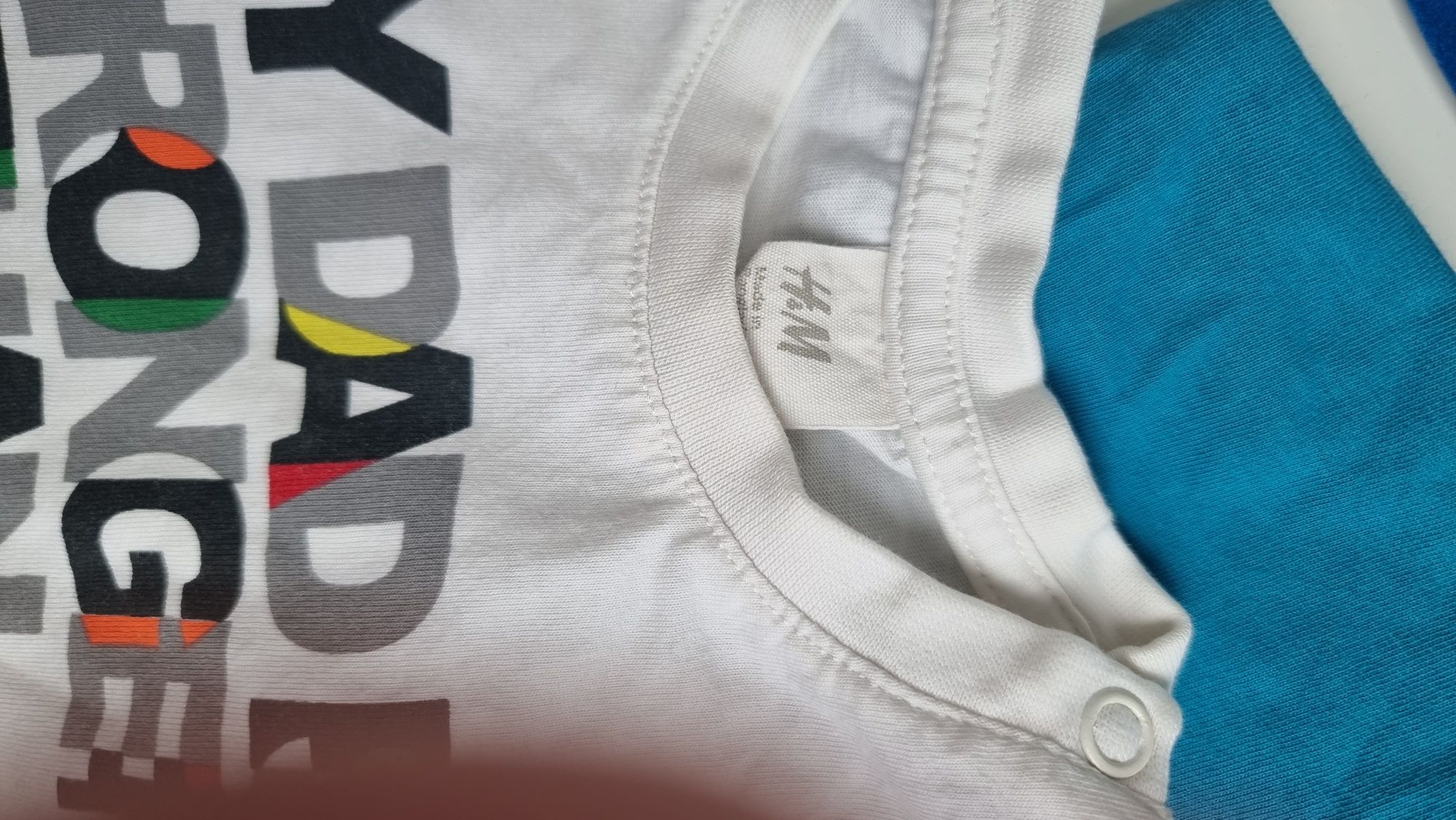 Koszulki H&M i Zara r. 68 zestaw 2x t-shirt z krótkim rękawkiem