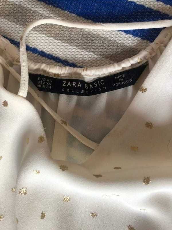 Blusa Creme Zara XS