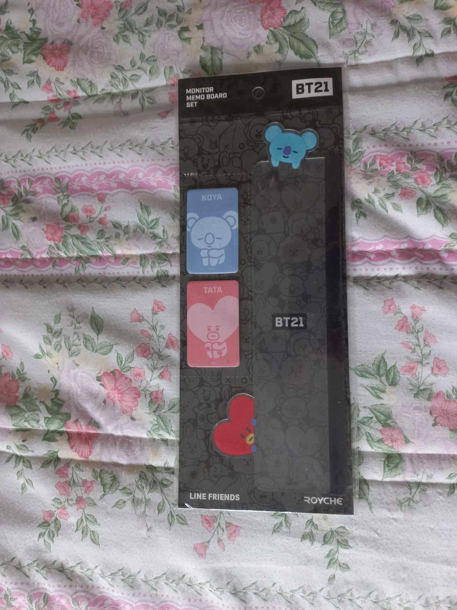 BT21 Monitor Memo Pad Set - Tata & Koya