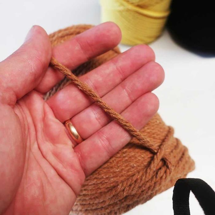 Fio de Algodão Torcido 3 Cabos 3PLY – Ideal para Macramé, Várias Cores