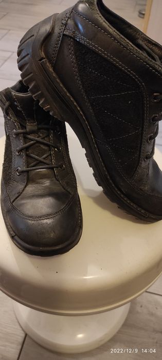 ECCO, męskie botki skórzane r. 38