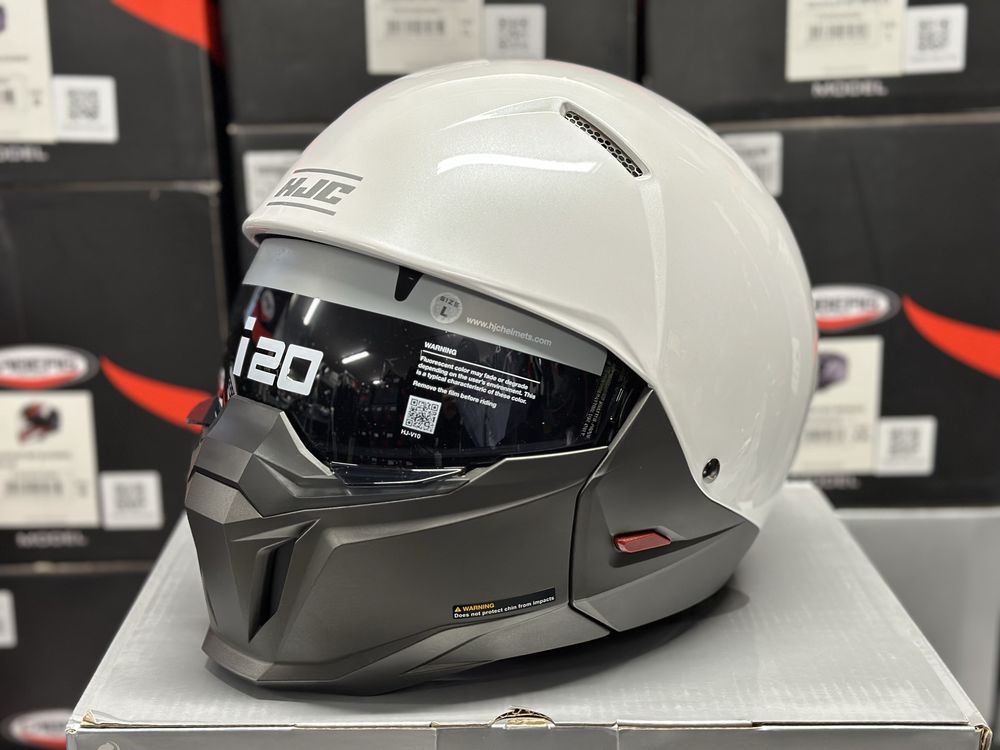 Kask motocyklowy HJC i20 rozmiar L Wyjmowana Szczeka! X2 szyba!
