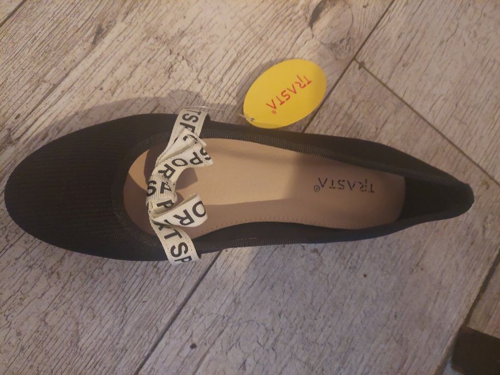 Baleriny 39 Nowe czarne