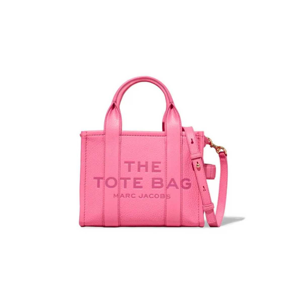 Сумка Marc Jacobs Leather Mini Tote Bag Pink