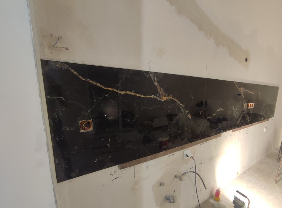 1 Sztuka Gres szkliwiony Unique Black 60x120 Egen Płytka Leroy Kuchnia