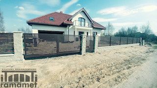 Ogrodzenia panelowe 3D  + podmurówka z montażem BRAMY/FURTKI