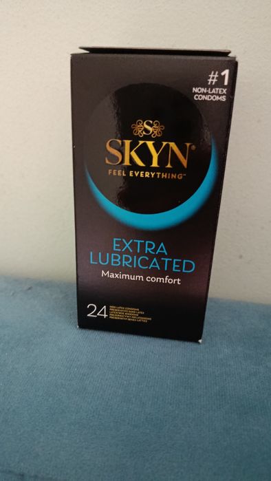 Skyn Extra Lubricated, nielateksowe prezerwatywy, 24 szt.
