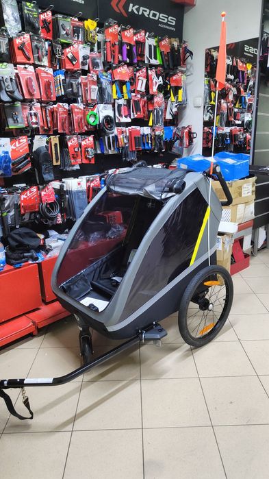 Nowa Przyczepka Rowerowa 2 osobowa Profex Jogger 93510