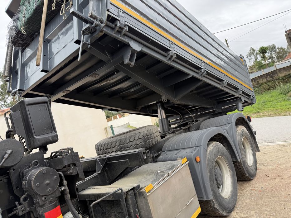 Man com grua hiab 322  de 22.5m e bascúla