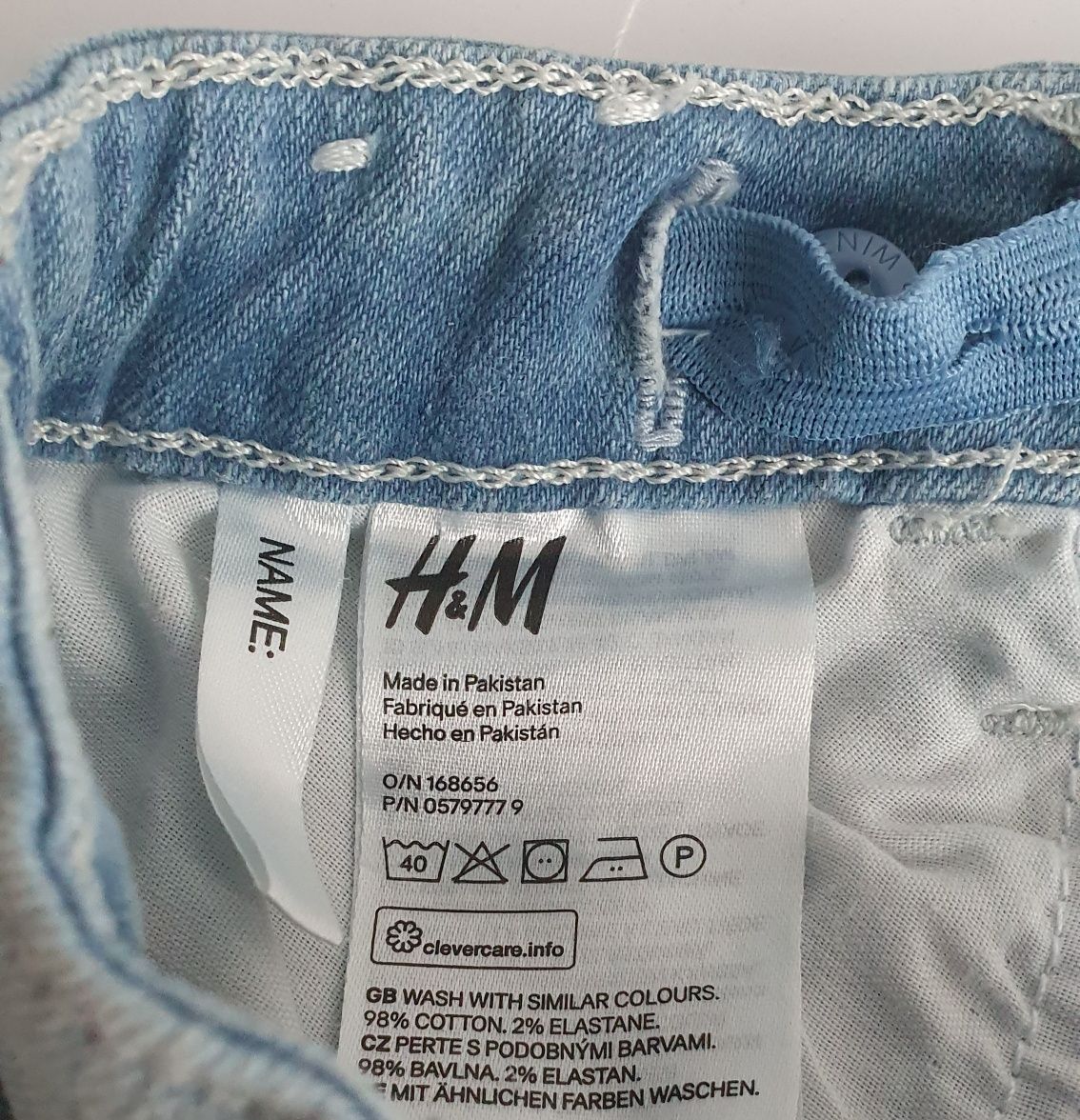 HM szorty jeansowe krótkie r.134
