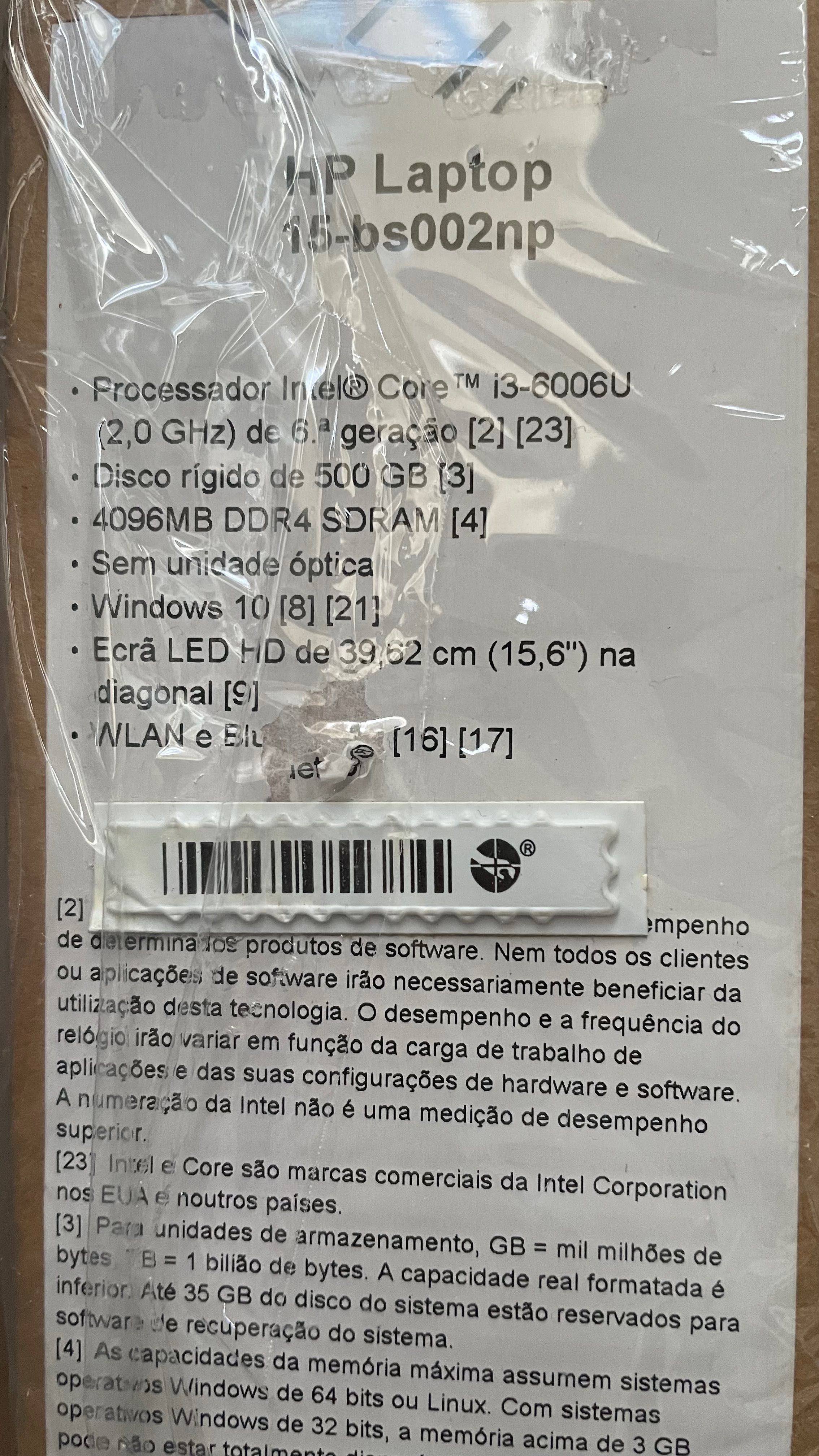 Computador portátil HP com disco novo ssd plus de cor cinza com hdmi