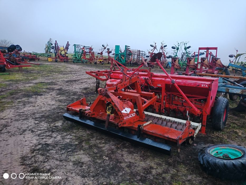 Brona aktywna Agregat uprawowo siewnym  przedsiewny