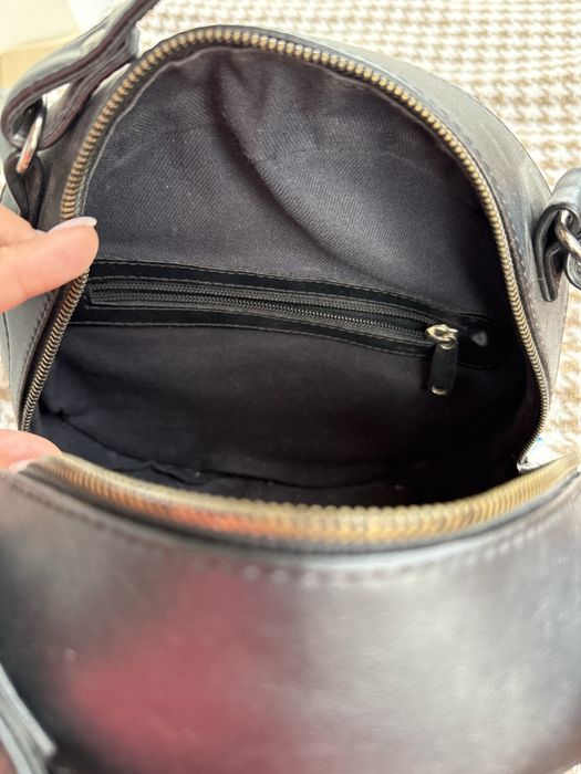 Сумка шкіряна чорна Udler