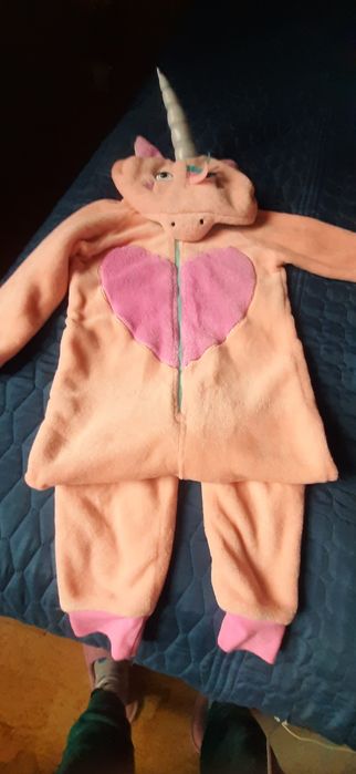 Piżama, kirigami jednorożec