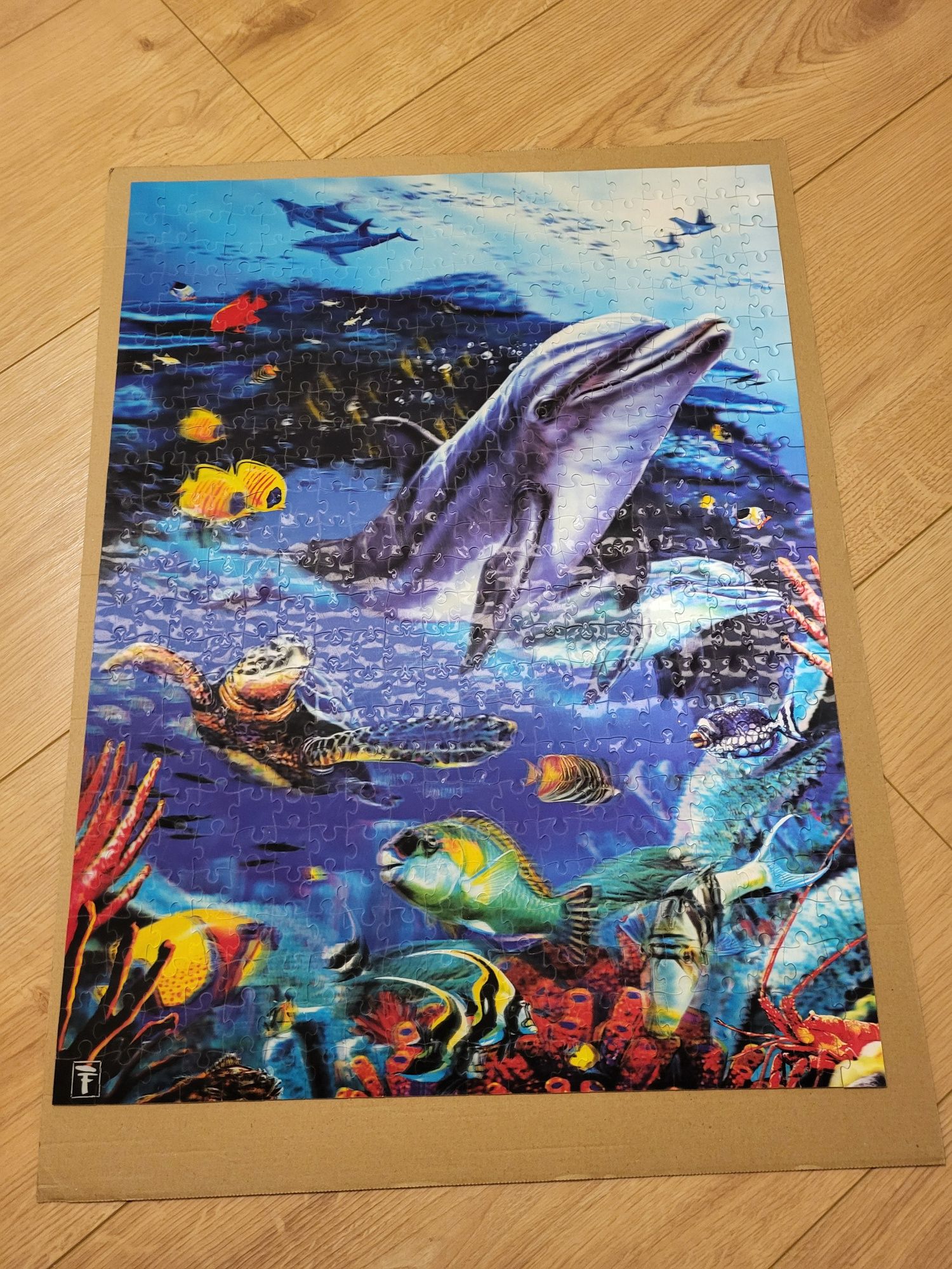 Puzzle podwodny Świąt 3D 500 elementów