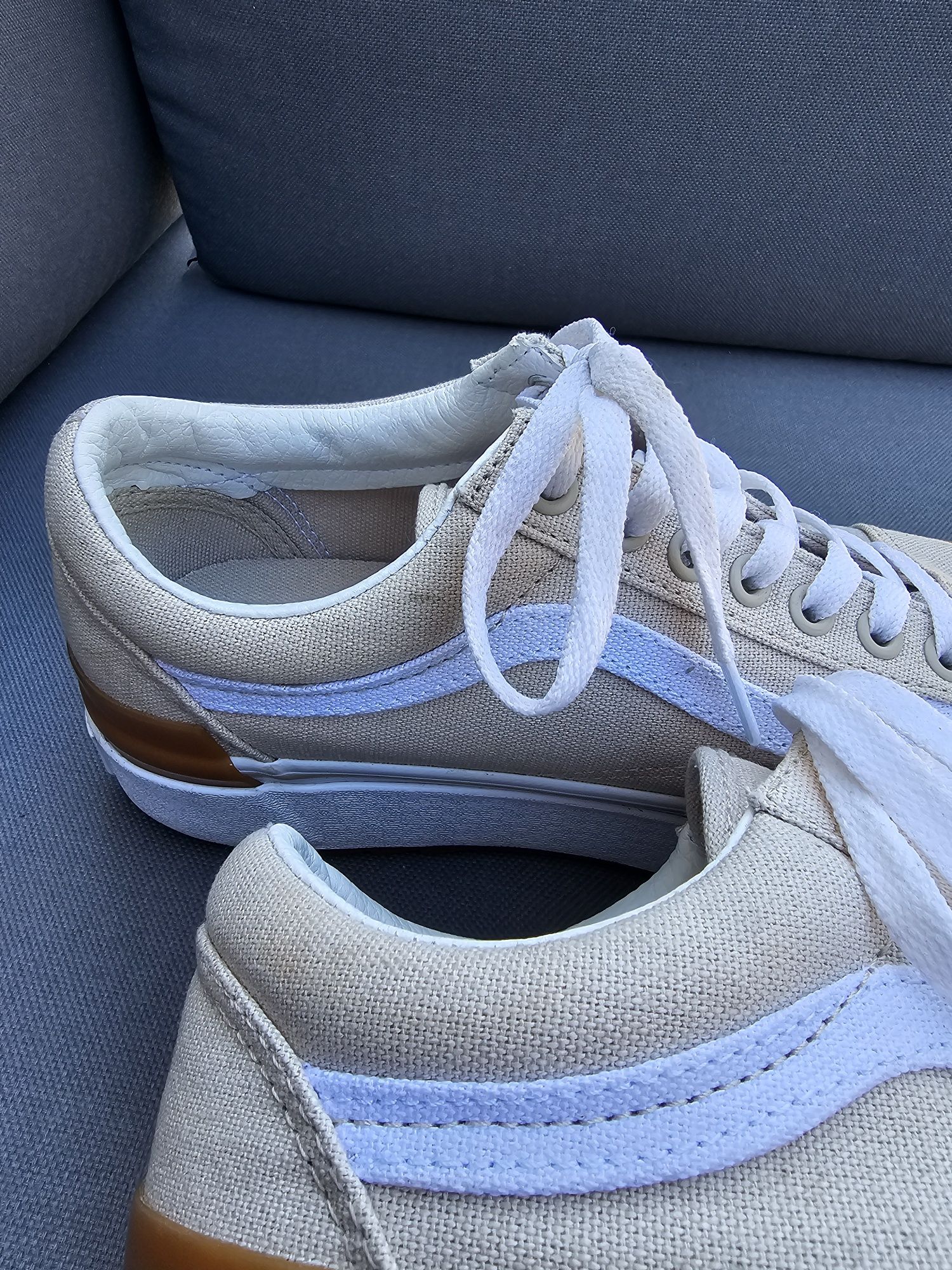 Trampki VANS beżowe