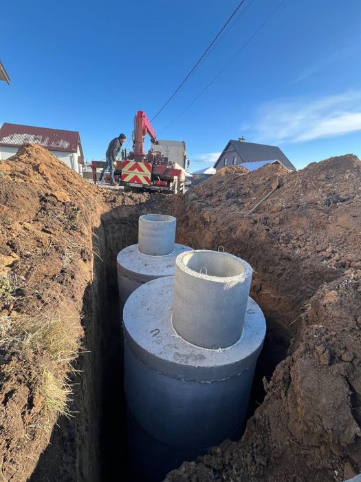 Септик під ключ, канализации, вигрибние ями під ключ комуникации