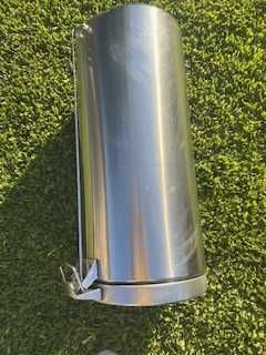 Caixote de Lixo de 50 litros em aço inox Abrantina