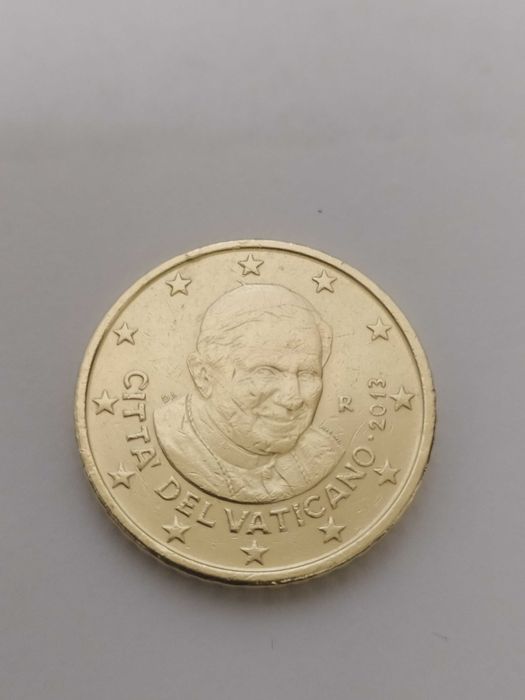 Moeda 50 Cent Vaticano 2013