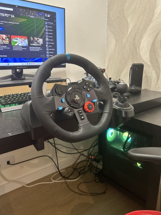 Vendo volante logitech g29 com pedais e mudanças