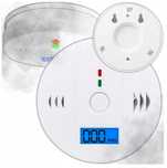 Czujnik Czadu i Tlenku Węgla CO z LCD – Alarm 85dB, Łatwa Instalacja