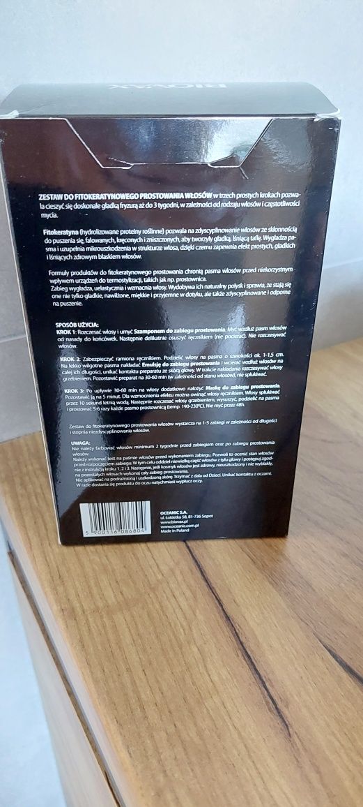 Biovax phytokeratin zestaw do prostowania włosów