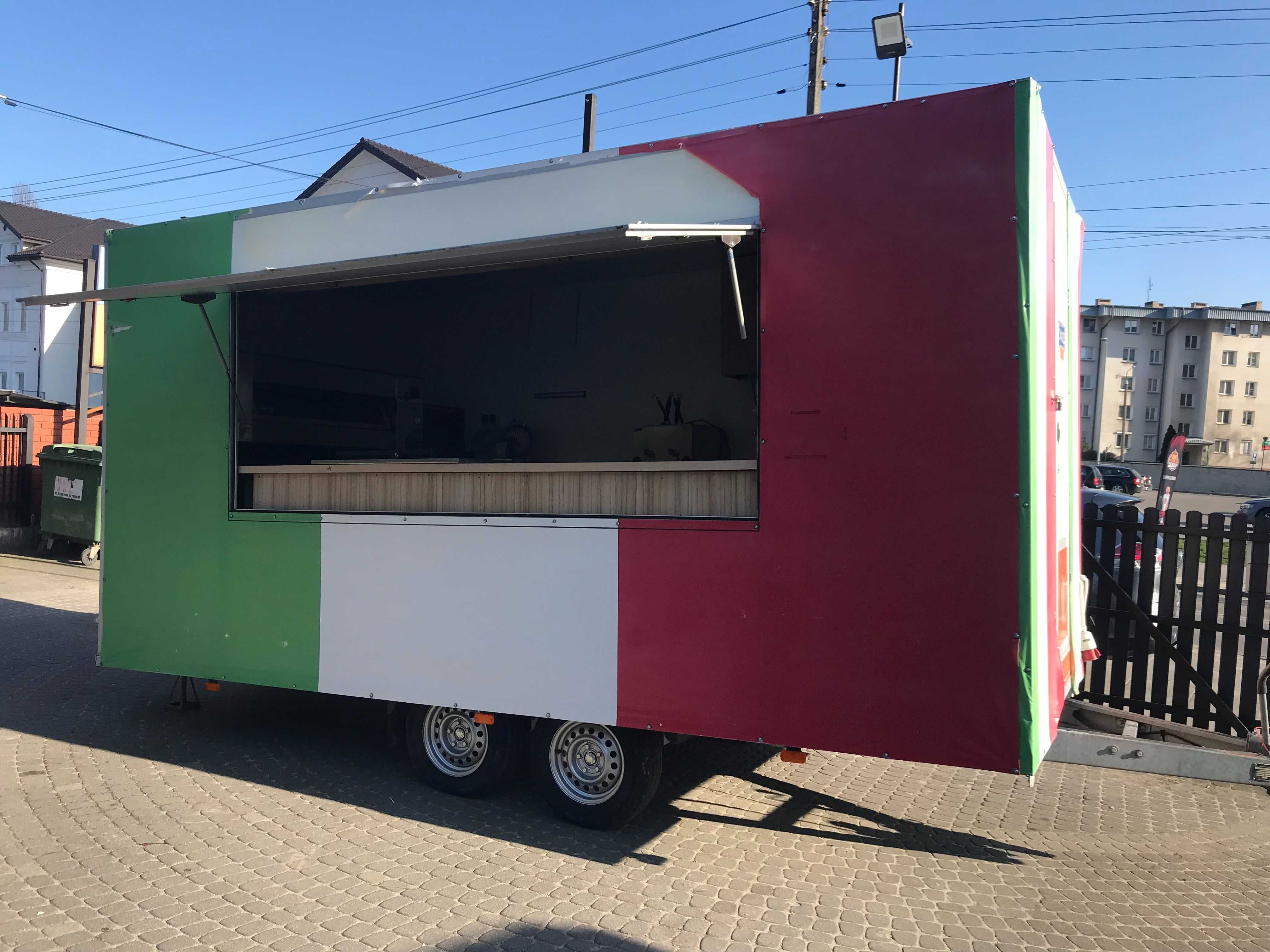 Przyczepa Gastronomiczna Food Truck Foodtruck Barobus FULL OKAZJA 5m