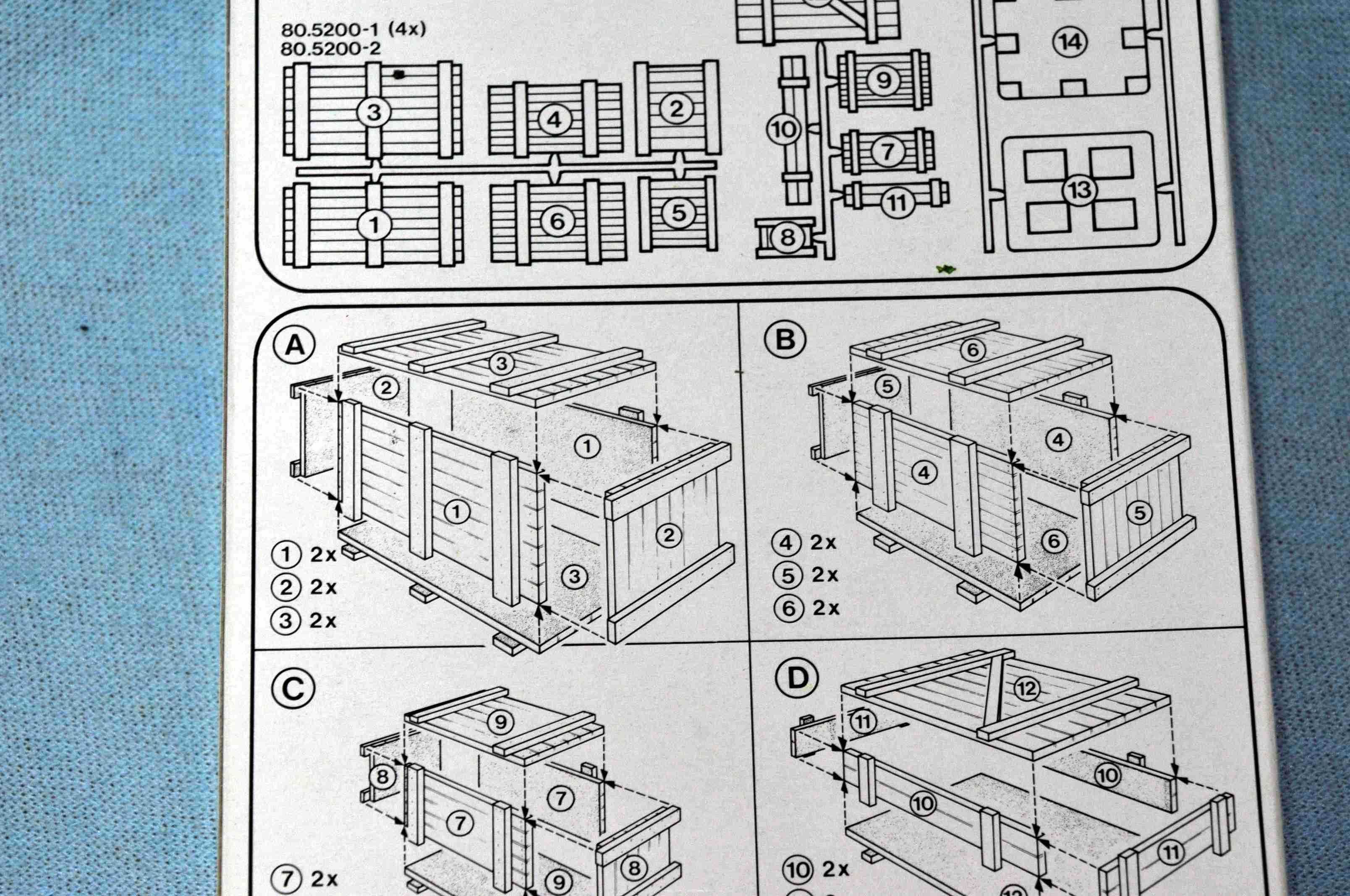 Acessórios de Layout escala 1-22 - Preiser Ref 45200