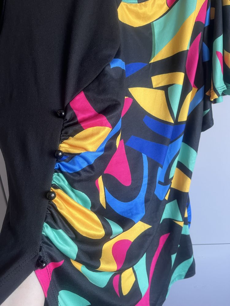 Kolorowa wiosenna bluzka 2xl