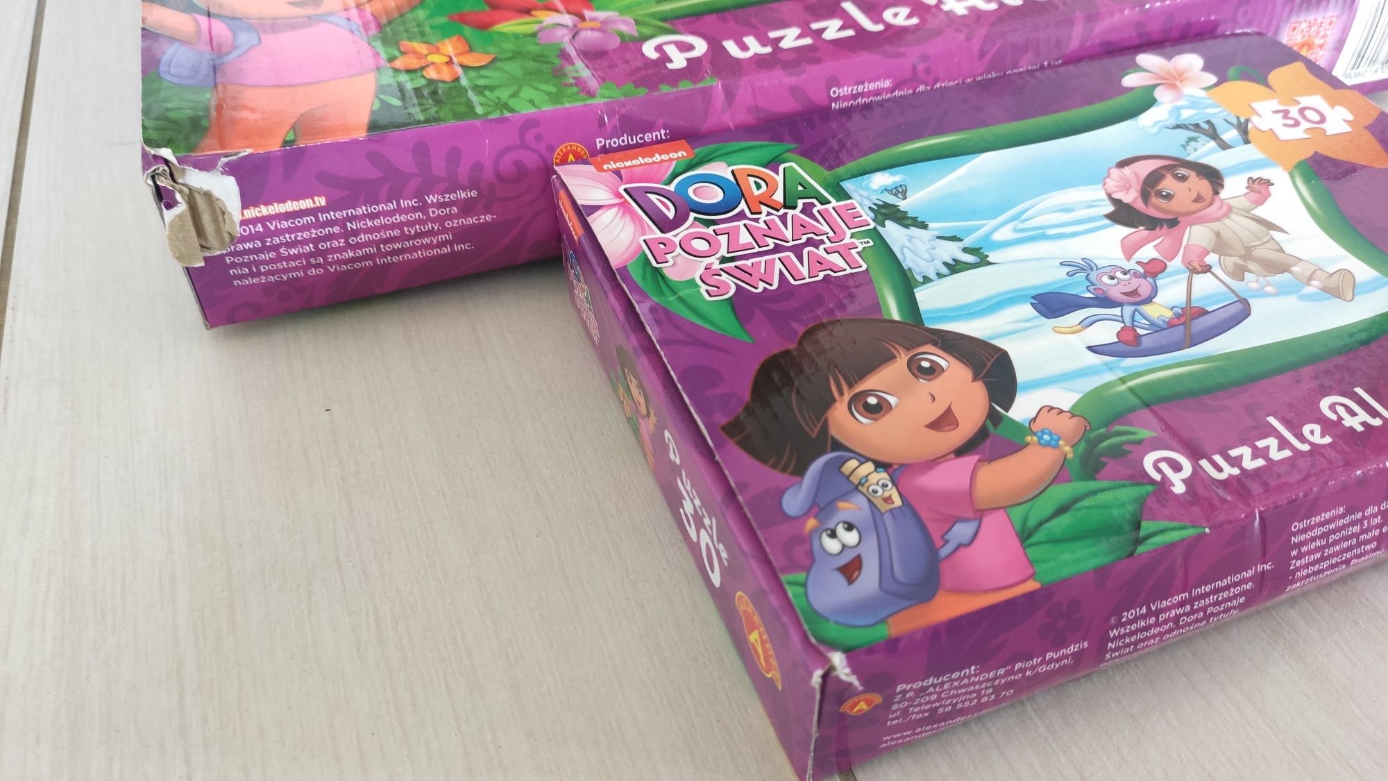 Puzzle Dora poznaje świat 24 Maxi elementy, 30 elementów