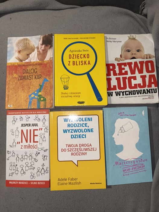 Zestaw 18 książek o rodzicielstwie, ciąży i wychowaniu – dla rodziców.