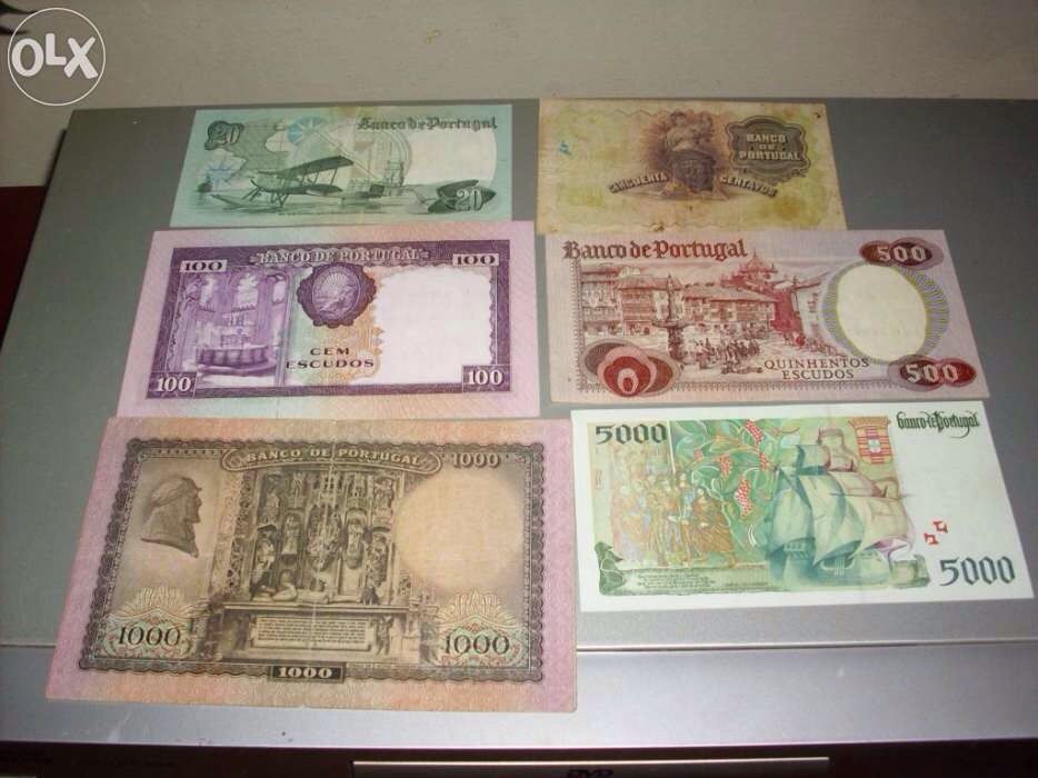 Notas de Escudos Antigas