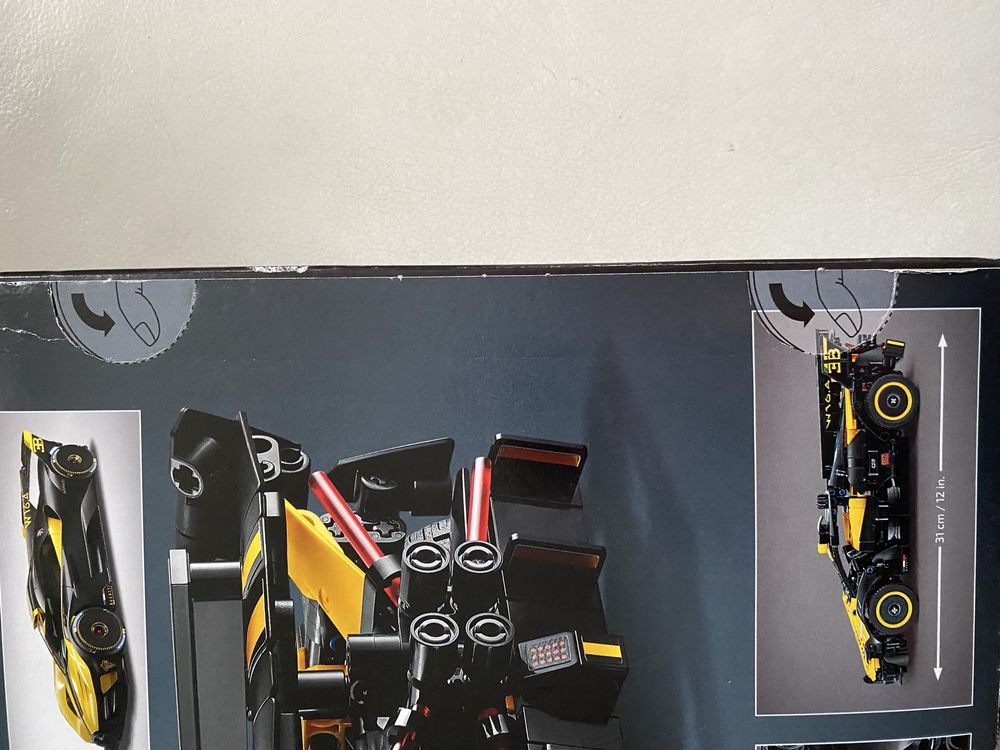 Zestaw lego technic bugatti bolide