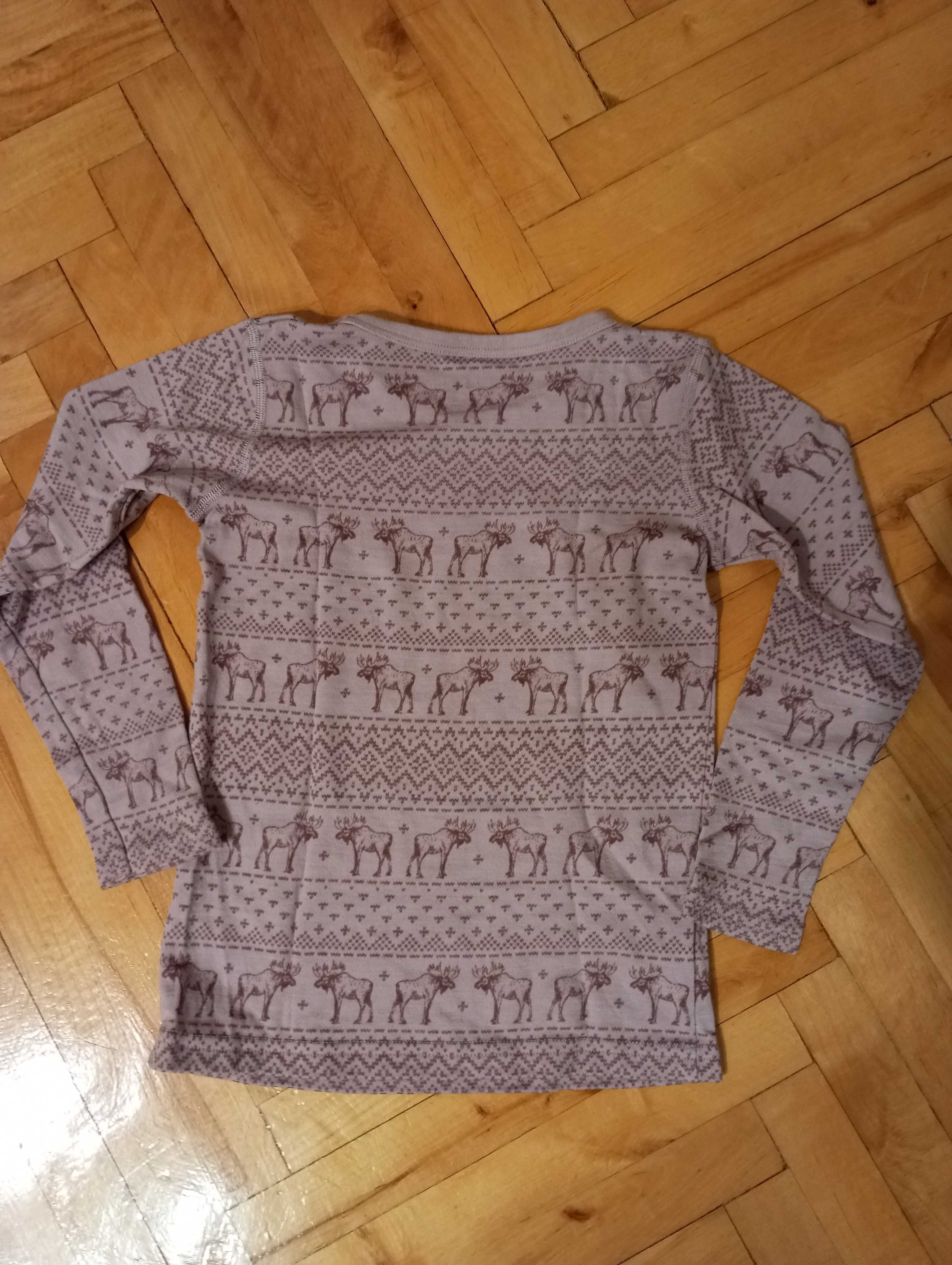 Hust & Claire koszulka termoaktywna 50% Wool rozm.110/5 lat