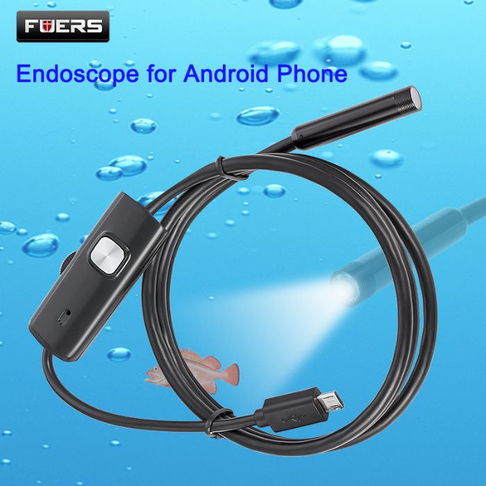 Эндоскоп USB камера 5,5мм 2м (5/10м) для Android OTG бороскоп ЮСБ ОТГ