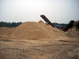 Piach Przesiewany Płukany Wislany  do mixokreta fundamentow