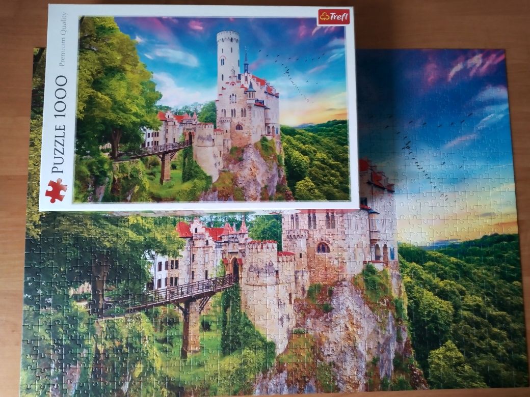 Puzzle Trefl 1000 - Zamek Lichtenstein, Niemcy