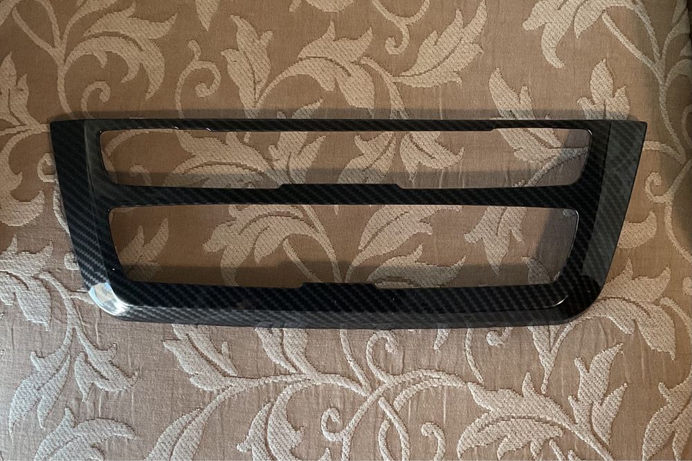 Decoração em carbono e metal BMW F30 a F36 serie 3 e 4 2015 a 2020