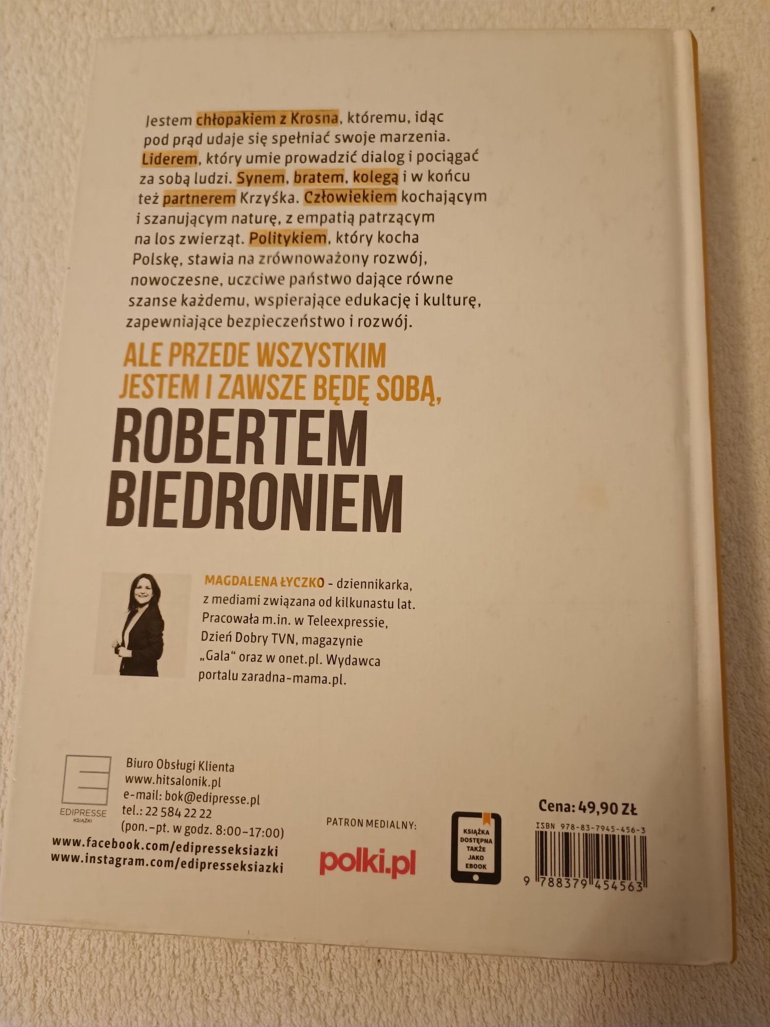 Książka Robert Biedroń pod prąd