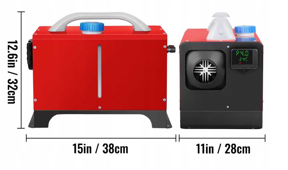 Ogrzewanie postojowe nagrzewnica olejowa samochodowa 8kw 12v +Pilot