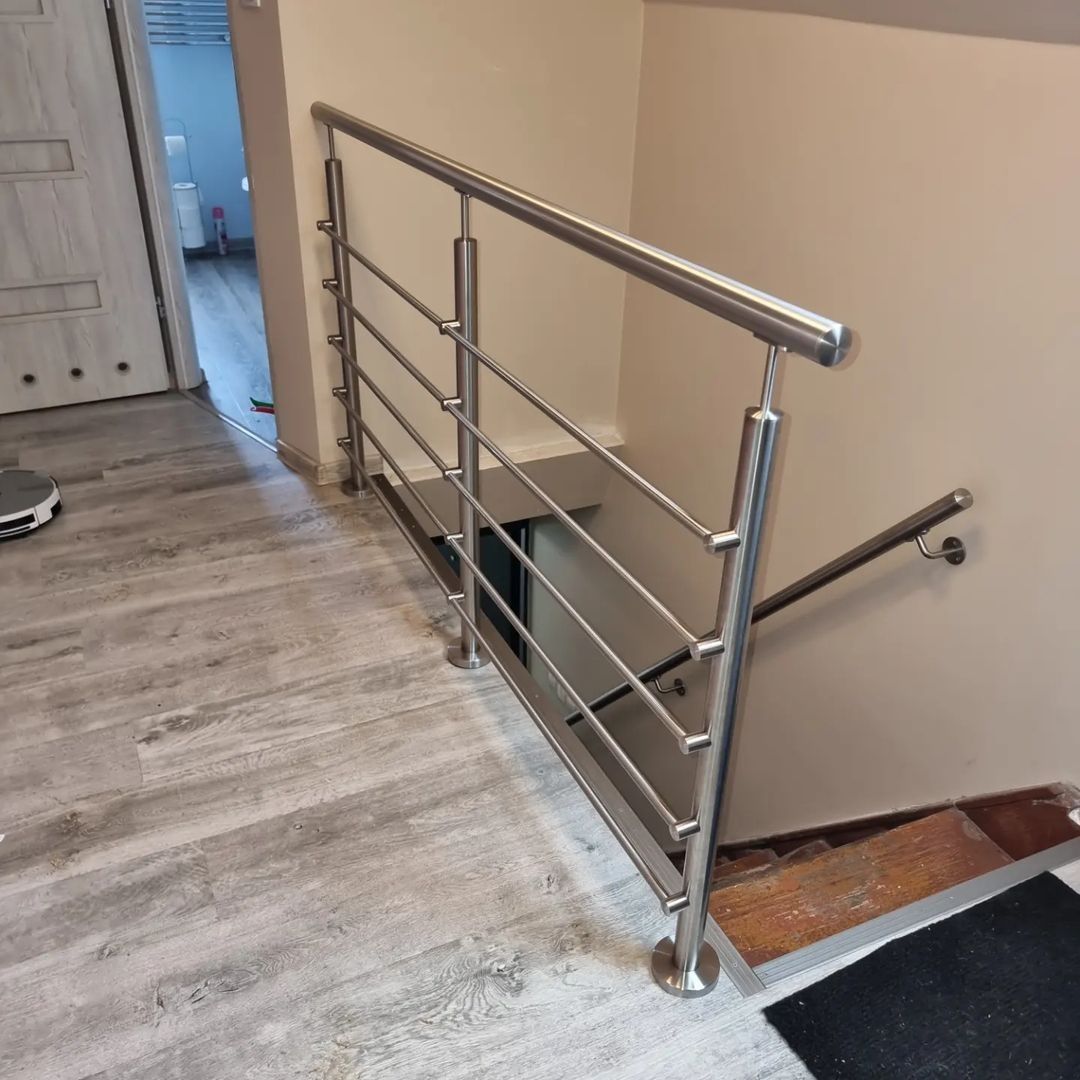 Balustrady panelowe aluminium stal nierdzewna balkonowe francuskie