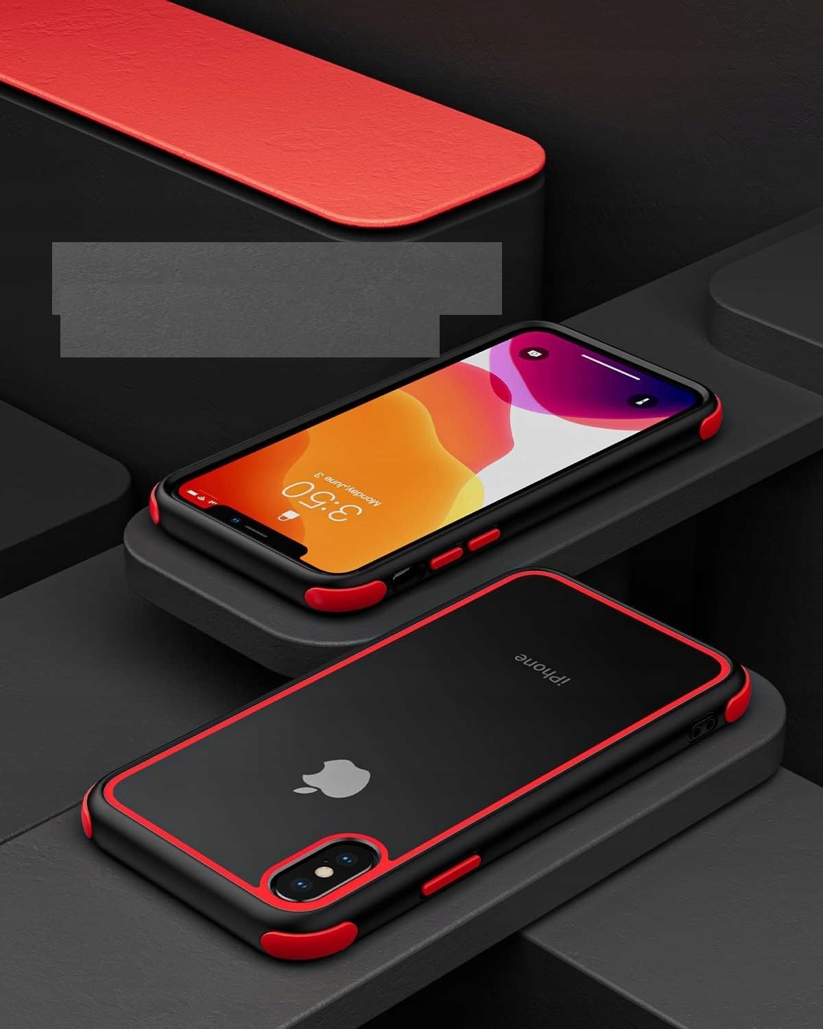 etui do iphone x iphone xs przezroczyste silikonowe case - c